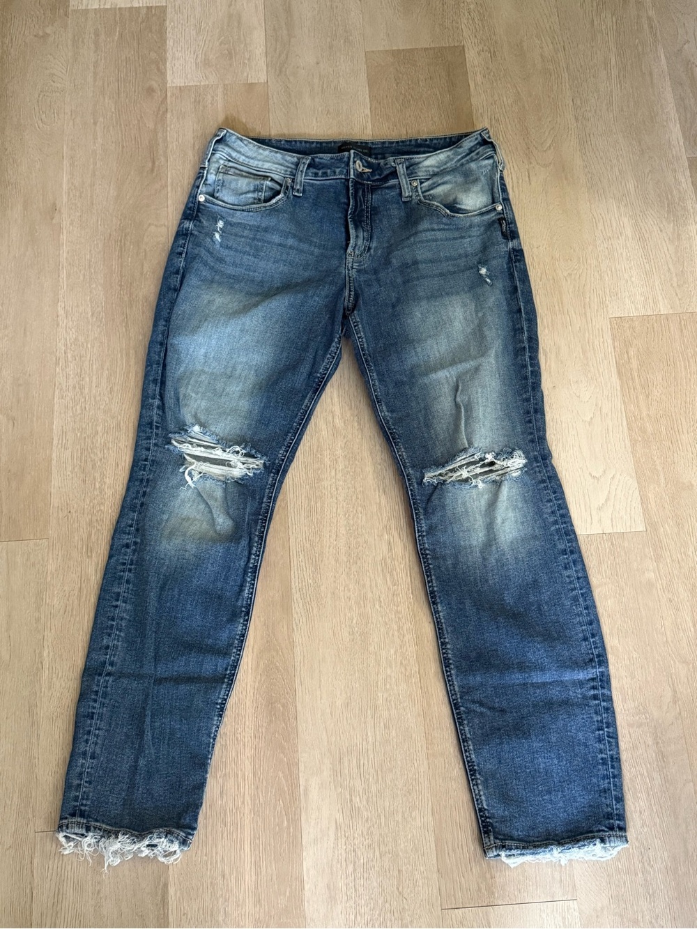 Silver Jeans Dark Blue Washed Denim Jeans